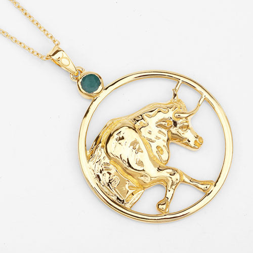 0.23 Carat Genuine Emerald .925 Sterling Silver Pendant by Bids.com