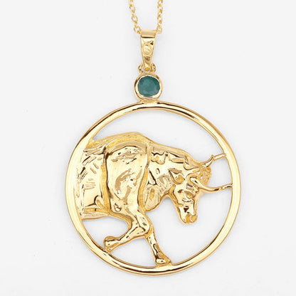 0.23 Carat Genuine Emerald .925 Sterling Silver Pendant by Bids.com