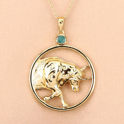 0.23 Carat Genuine Emerald .925 Sterling Silver Pendant by Bids.com