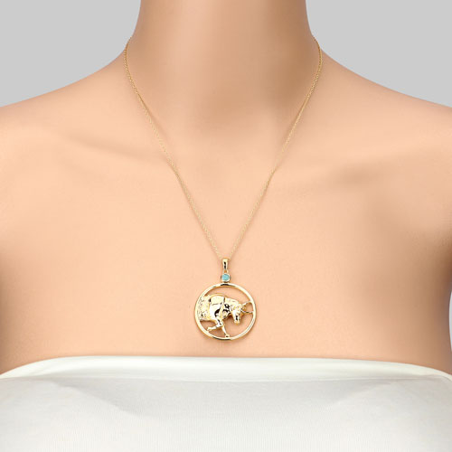 0.23 Carat Genuine Emerald .925 Sterling Silver Pendant by Bids.com