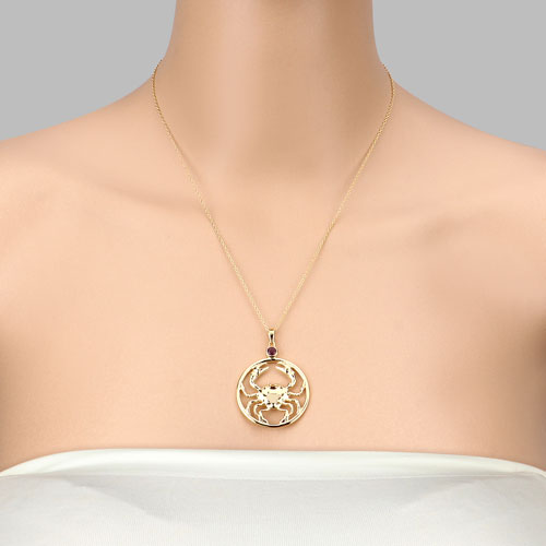 0.33 Carat Genuine Ruby .925 Sterling Silver Pendant  DestGlow