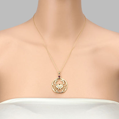 0.33 Carat Genuine Ruby .925 Sterling Silver Pendant  DestGlow