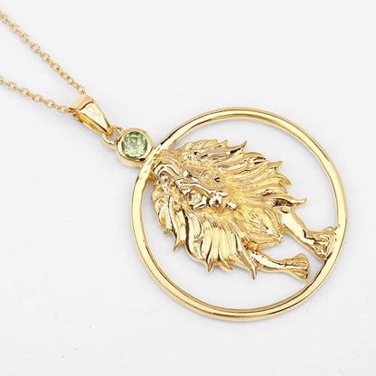 0.24 Carat Genuine Peridot .925 Sterling Silver Pendant by Bids.com