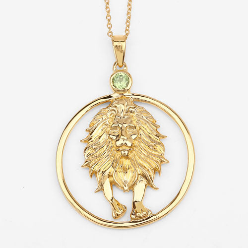 0.24 Carat Genuine Peridot .925 Sterling Silver Pendant by Bids.com