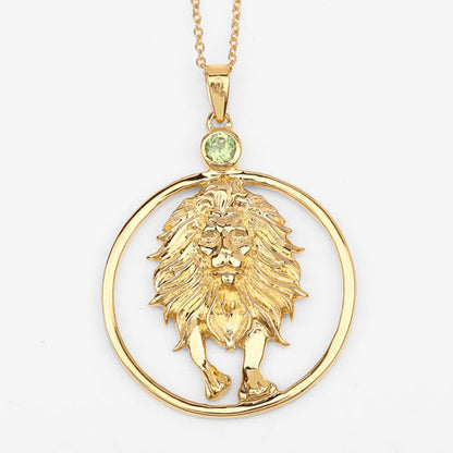0.24 Carat Genuine Peridot .925 Sterling Silver Pendant by Bids.com