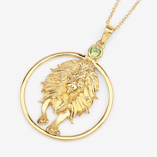 0.24 Carat Genuine Peridot .925 Sterling Silver Pendant by Bids.com