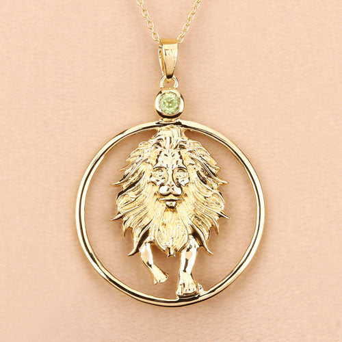 0.24 Carat Genuine Peridot .925 Sterling Silver Pendant by Bids.com