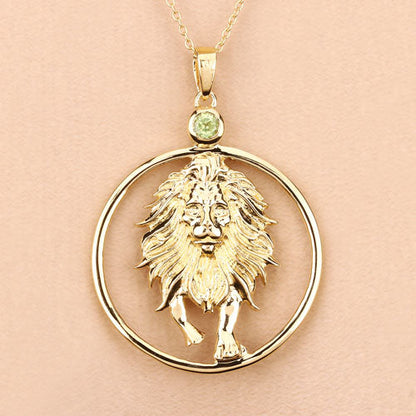 0.24 Carat Genuine Peridot .925 Sterling Silver Pendant by Bids.com