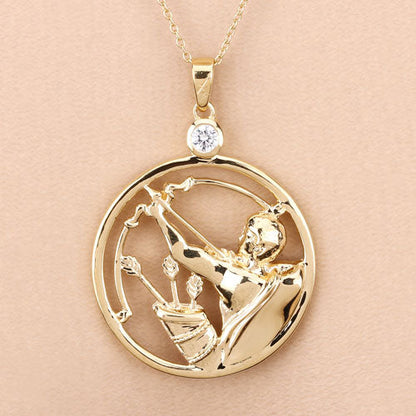 0.33 Carat Genuine White Zircon .925 Sterling Silver Pendant by Bids.com