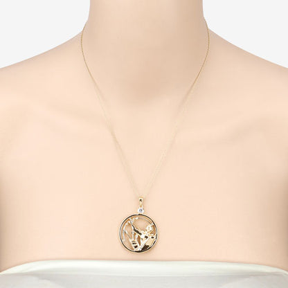 0.33 Carat Genuine White Zircon .925 Sterling Silver Pendant by Bids.com