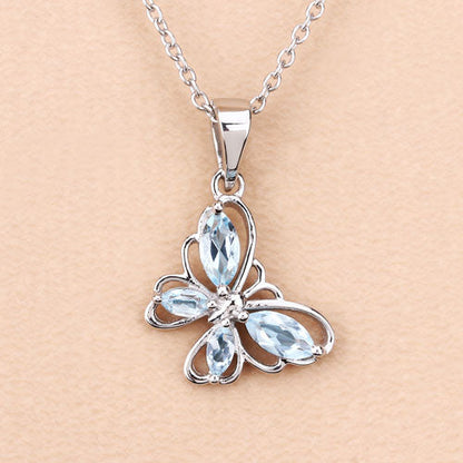 0.78 Carat Genuine Blue Topaz .925 Sterling Silver Pendant by Bids.com