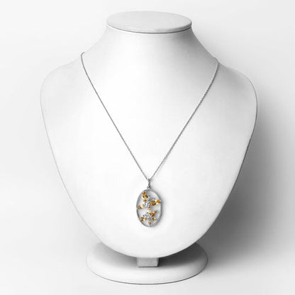 2.30 Carat Genuine Citrine .925 Sterling Silver Pendant by Bids.com