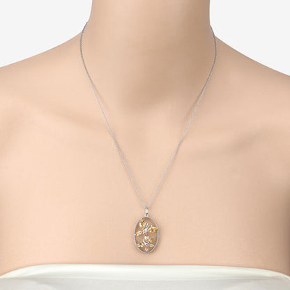 2.30 Carat Genuine Citrine .925 Sterling Silver Pendant by Bids.com