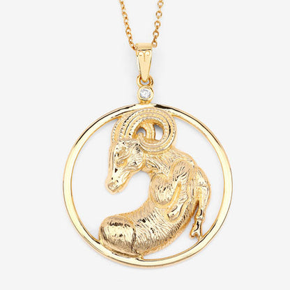 0.03 Carat Genuine White Diamond .925 Sterling Silver Pendant by Bids.com