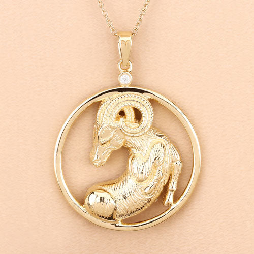 0.03 Carat Genuine White Diamond .925 Sterling Silver Pendant by Bids.com