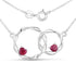 0.70 Carat Genuine Ruby .925 Sterling Silver Pendant by Bids.com