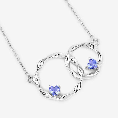 0.38 Carat Genuine Tanzanite .925 Sterling Silver Pendant by Bids.com