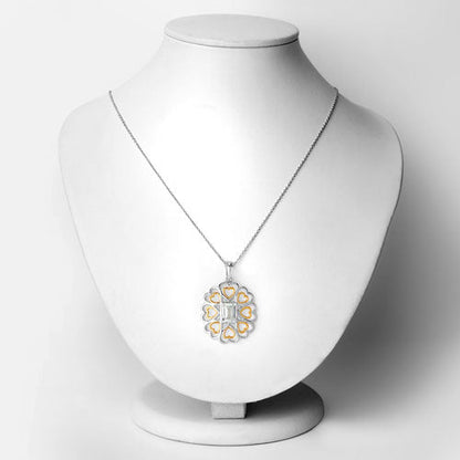 2.10 Carat Genuine Green Amethyst .925 Sterling Silver Pendant by Bids.com