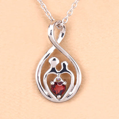 0.14 Carat Genuine Garnet .925 Sterling Silver Pendant by Bids.com
