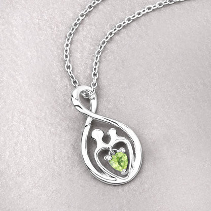0.15 Carat Genuine Peridot .925 Sterling Silver Pendant by Bids.com