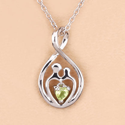 0.15 Carat Genuine Peridot .925 Sterling Silver Pendant by Bids.com