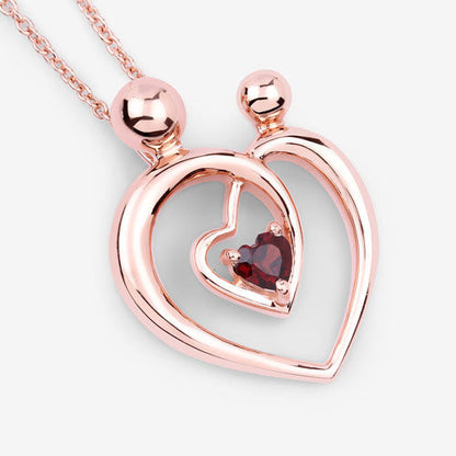 0.32 Carat Genuine Garnet .925 Sterling Silver Pendant by Bids.com