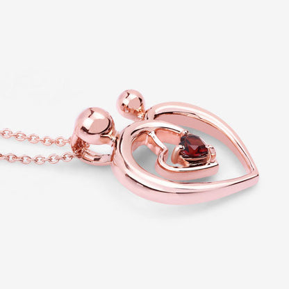 0.32 Carat Genuine Garnet .925 Sterling Silver Pendant by Bids.com