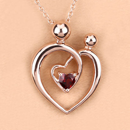 0.32 Carat Genuine Garnet .925 Sterling Silver Pendant by Bids.com