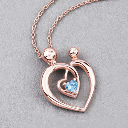 0.28 Carat Genuine Swiss Blue Topaz .925 Sterling Silver Pendant by Bids.com