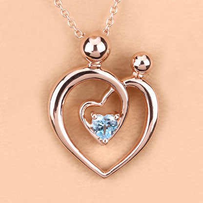 0.28 Carat Genuine Swiss Blue Topaz .925 Sterling Silver Pendant by Bids.com