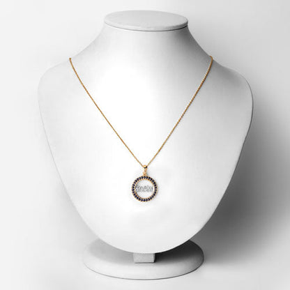 0.64 Carat Genuine Blue Sapphire .925 Sterling Silver Pendant by Bids.com
