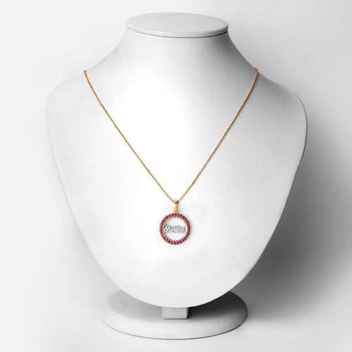 0.64 Carat Genuine Ruby .925 Sterling Silver Pendant by Bids.com