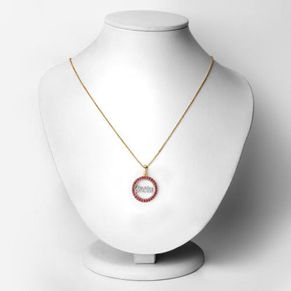 0.64 Carat Genuine Ruby .925 Sterling Silver Pendant by Bids.com