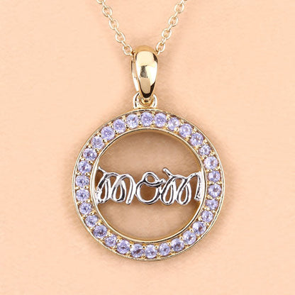 0.64 Carat Genuine Tanzanite .925 Sterling Silver Pendant by Bids.com