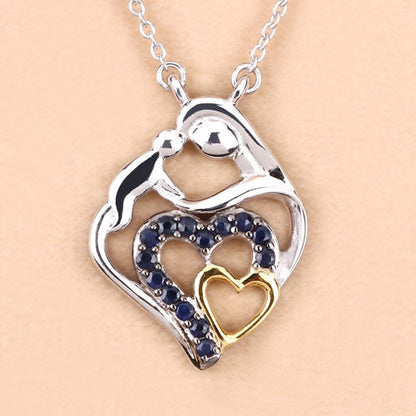 0.28 Carat Genuine Blue Sapphire .925 Sterling Silver Pendant by Bids.com