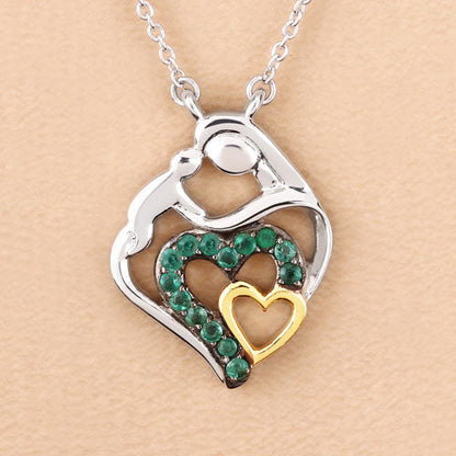 0.24 Carat Genuine Emerald .925 Sterling Silver Pendant by Bids.com