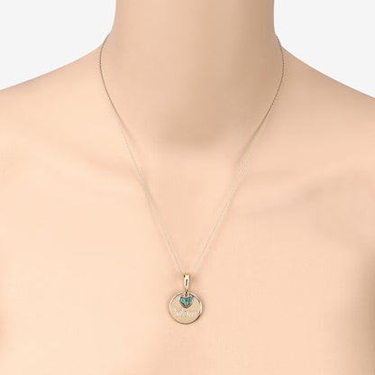 0.17 Carat Genuine Emerald .925 Sterling Silver Pendant by Bids.com
