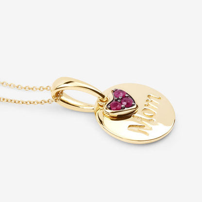 0.20 Carat Genuine Ruby .925 Sterling Silver Pendant by Bids.com
