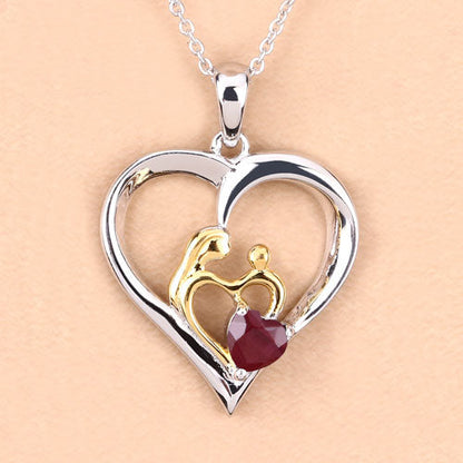 0.50 Carat Genuine Ruby .925 Sterling Silver Pendant by Bids.com
