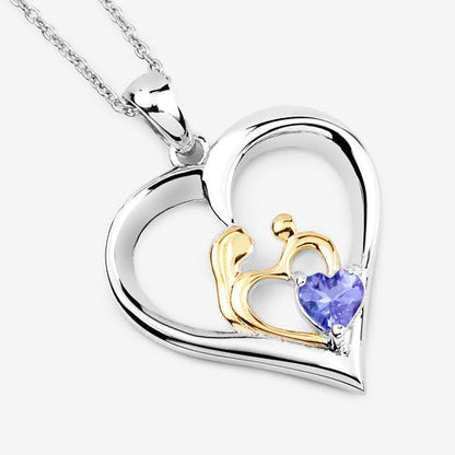 0.45 Carat Genuine Tanzanite .925 Sterling Silver Pendant by Bids.com