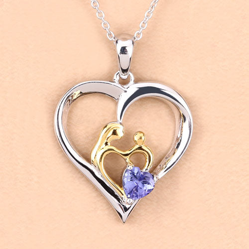 0.45 Carat Genuine Tanzanite .925 Sterling Silver Pendant by Bids.com