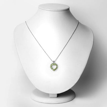 1.70 Carat Genuine Peridot .925 Sterling Silver Pendant by Bids.com