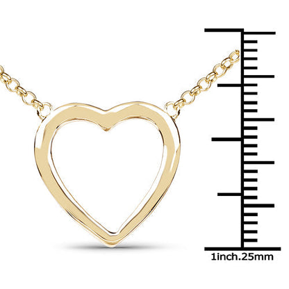 14K Yellow Gold Plated 5.06 Grams .925 Sterling Silver Pendant  DestGlow