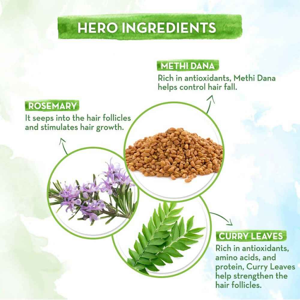 Mamaearth Rosemary Hair Growth Oil with Rosemary &amp; Methi Dana