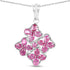 3.72 Carat Genuine Ruby .925 Sterling Silver Pendant 