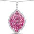 4.46 Carat Genuine Ruby .925 Sterling Silver Pendant 
