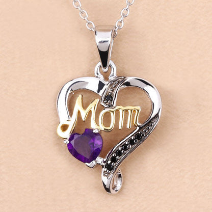 0.48 Carat Genuine Amethyst and Black Spinel .925 Sterling Silver Pendant by Bids.com