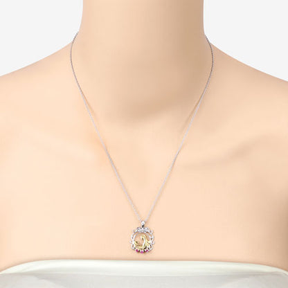 0.14 Carat Genuine Ruby .925 Sterling Silver Pendant by Bids.com