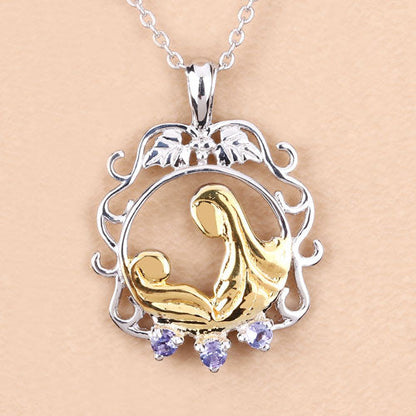 0.11 Carat Genuine Tanzanite .925 Sterling Silver Pendant by Bids.com