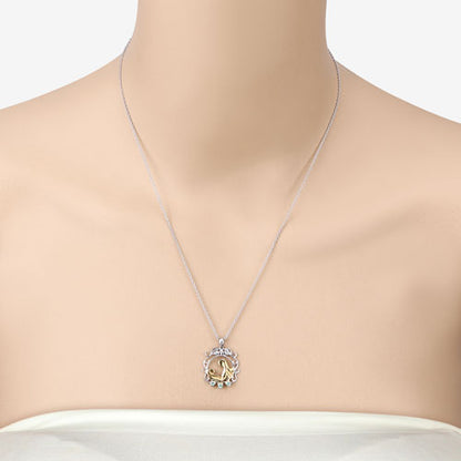 0.09 Carat Genuine Emerald .925 Sterling Silver Pendant by Bids.com